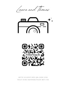 Szablon kodu QR 4 czarno-biały